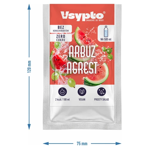 VSYPTO, arbūzas–agrastas, 3 g - 4