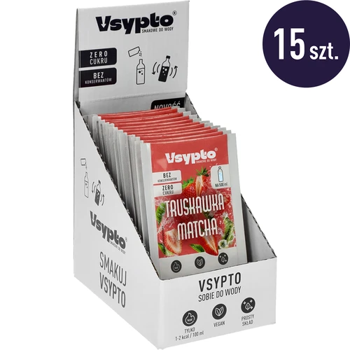 VSYPTO Braškė Matcha, 3 g - 9