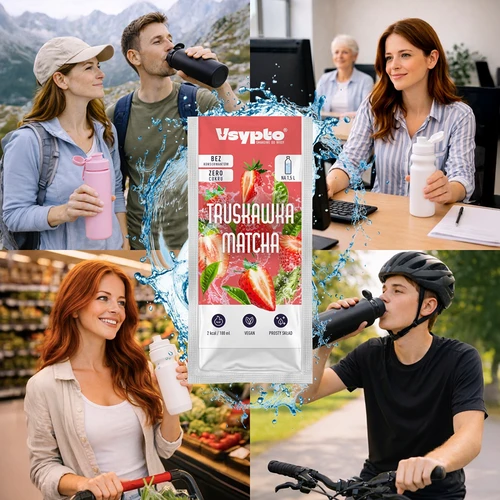 Vsypto, braškių ir Matcha skonio, 9 g - 7