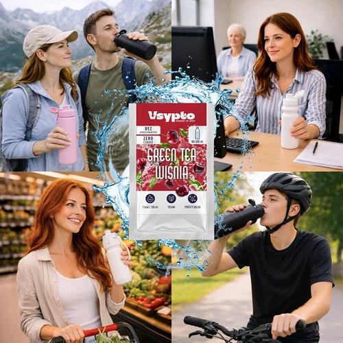 VSYPTO „Green Tea Vyšnia“, 3 g - 7