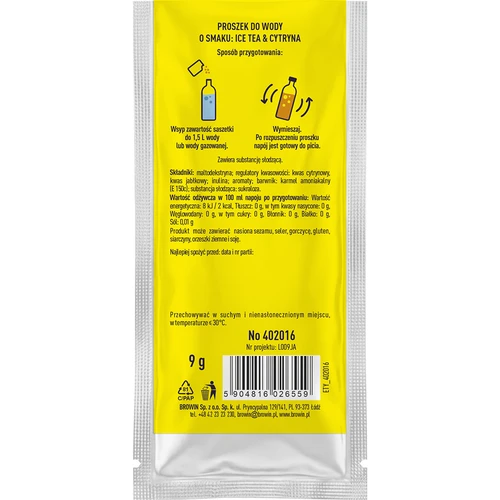 Vsypto Ice Tea Citrina – rinkinys 15 × 9 g - 4