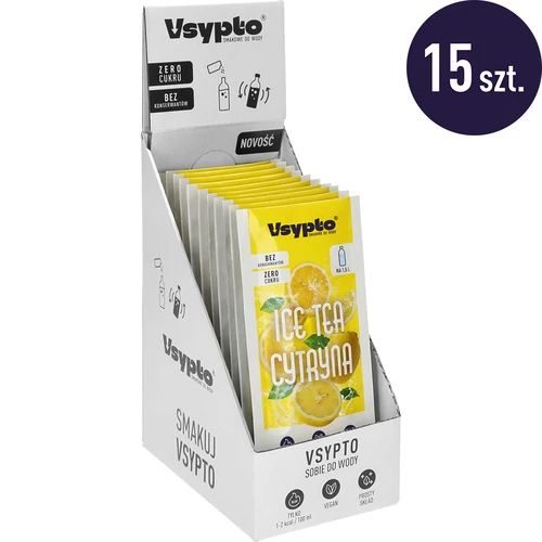Vsypto Ice Tea Citrina – rinkinys 15 × 9 g - 2