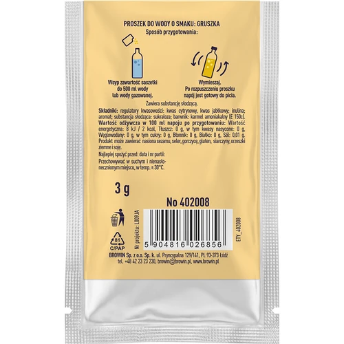 VSYPTO kriaušės skonio, 3 g - 3