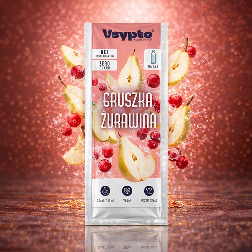 VSYPTO kriaušių ir spanguolių skonio, 9g