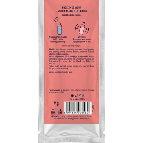 VSYPTO Mojito greipfrutų skonio, 9 g - 3