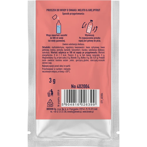 VSYPTO Mojito Greipfrutas, 3 g - 3