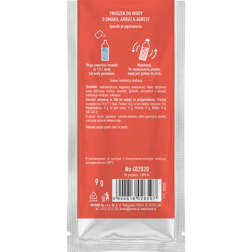 VSYPTO o smaku Arbuz Agrest, 9g - 3