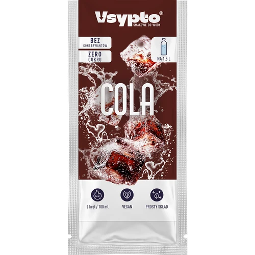 VSYPTO o smaku coli - proszek smakowy do wody, 9g - 2