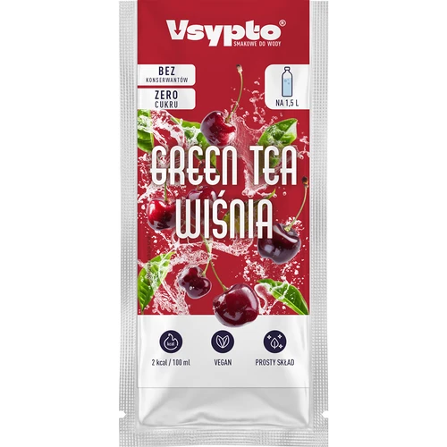 VSYPTO o smaku Green Tea Wiśnia, 9g - 2