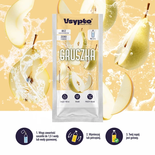 VSYPTO o smaku gruszki, 9g - 5