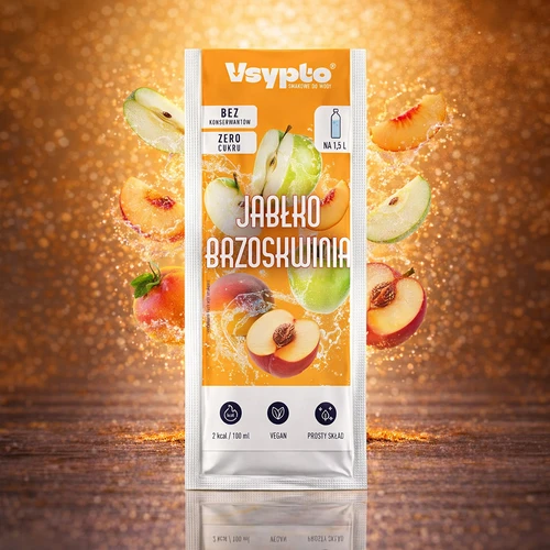 Vsypto o smaku Jabłko Brzoskwinia, 9g  - 1 