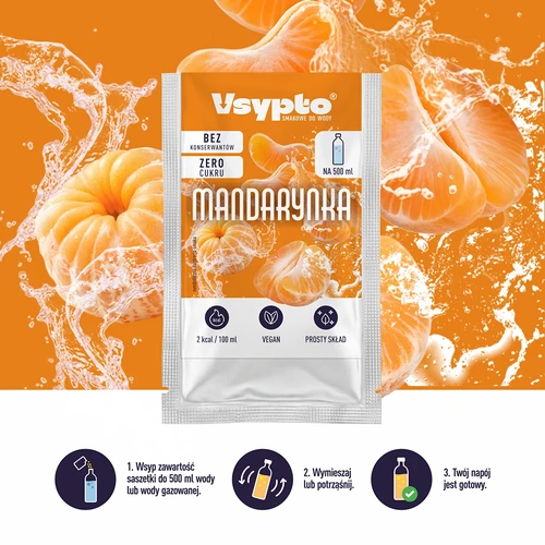 VSYPTO o smaku mandarynek, 3g - 5