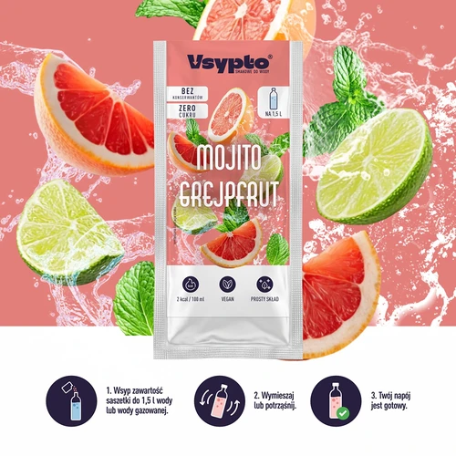 VSYPTO o smaku Mojito Grejpfrut, 9g - 5