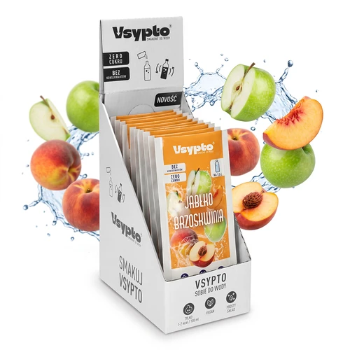 Vsypto Obuolys–persikas – rinkinys 15×9 g