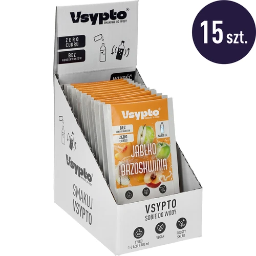 Vsypto Obuolys Persikas - rinkinys 15x3g - 2
