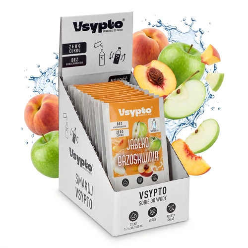 Vsypto Obuolys Persikas - rinkinys 15x3g