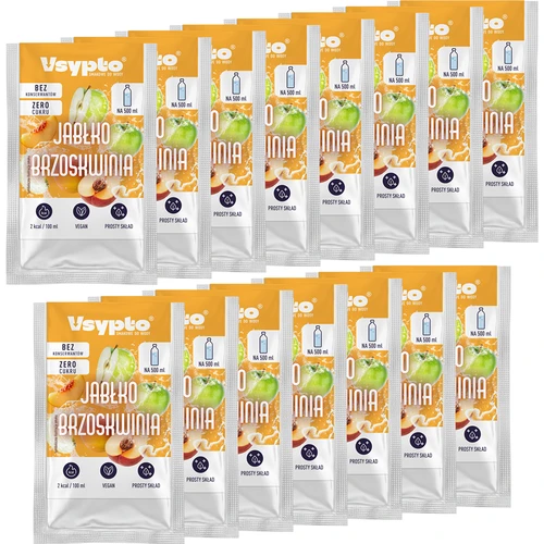 Vsypto Obuolys Persikas - rinkinys 15x3g - 2