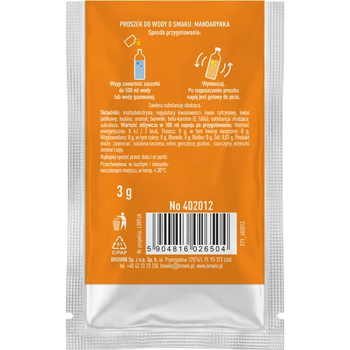 VSYPTO su mandarinų skoniu, 3 g - 3