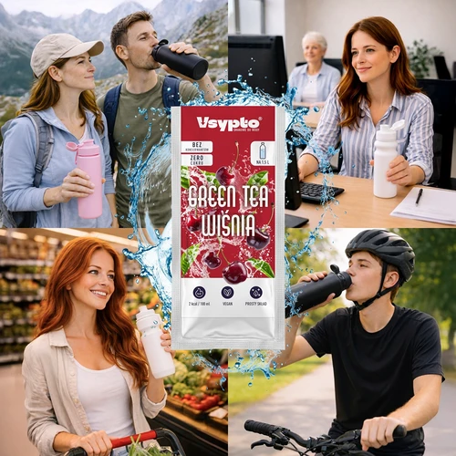 VSYPTO su žaliosios arbatos ir vyšnių skoniu, 9 g - 7