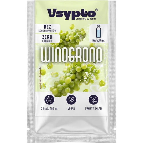 VSYPTO vynuogių skonio, 3 g - 2