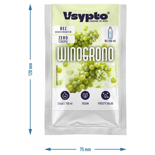 VSYPTO vynuogių skonio, 3 g - 4