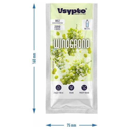 VSYPTO vynuogių skonio, 9 g - 4