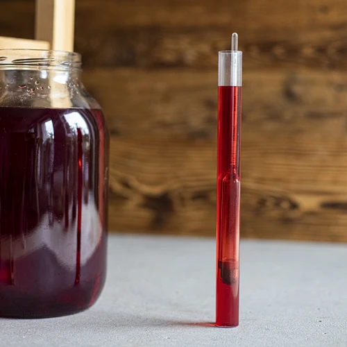 Vyno cukromatis (areometras) su nedūžtančiu mėgintuvėliu - 5