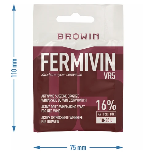 Vyno mielės Fermivin VR5, 7 g - 3