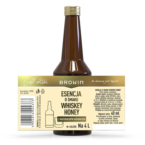 Whiskey Honey skonio esencija 4 L - 40 ml - 7