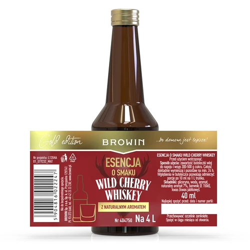 Wild Cherry Whiskey skonio esencija 40 ml - 4