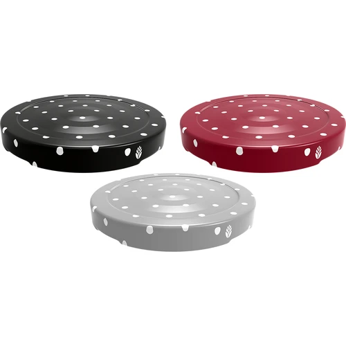 Zakrętka fi 43 mm kropki mix - 10 szt. - 2