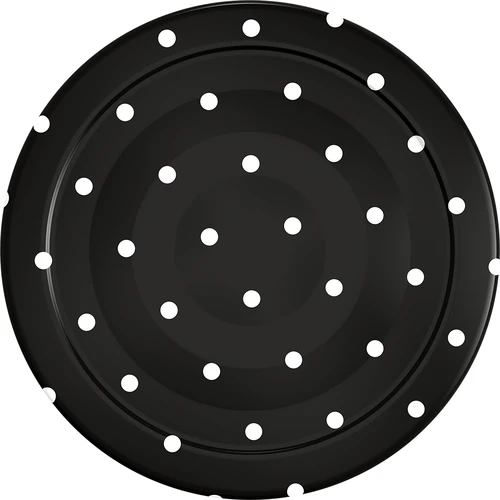 Zakrętka fi 43 mm kropki mix - 10 szt. - 3