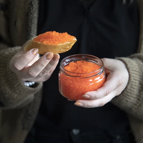 Žemas 200 ml stiklainis - su auksiniu dangteliu fi 82/6, 6 vnt. - 6