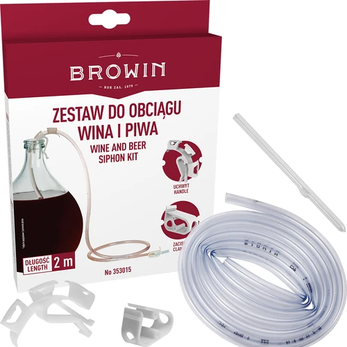 Zestaw do obciągu wina z uchwytem i zaciskiem - 2