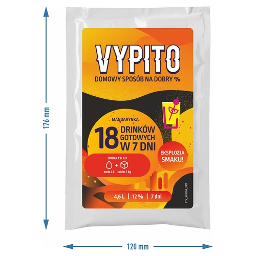 Zestaw imprezowy - Vypito Mandarynka - 5