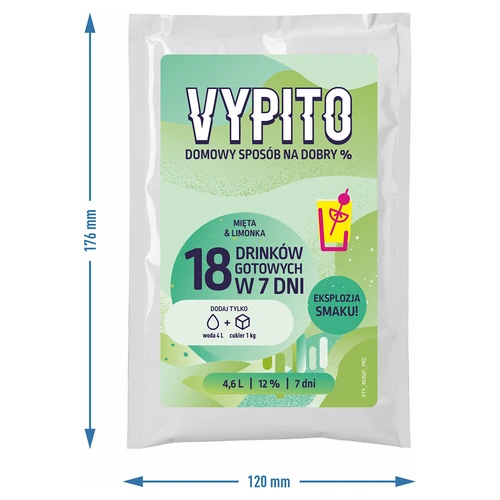 Zestaw imprezowy - Vypito Mięta i limonka - 5