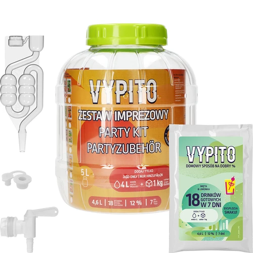 Zestaw imprezowy - Vypito Mięta i limonka