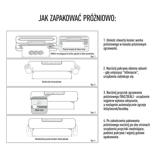Zgrzewarka próżniowa - uniwersalna, pistacjowa - 9