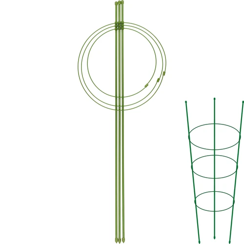 Žiedinė atrama augalams 3 žiedai 0,7 m