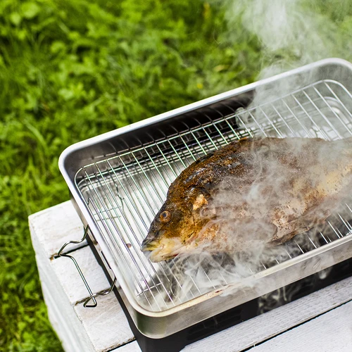 Zrębki do wędzenia/grillowania, 50% dąb + 50% olcha, 450 g, kl. 8 - 11