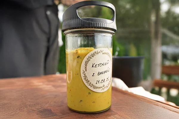 Saldžiai aštrus bananų kečupas – idealiai tinka burgeriams ir ne tik