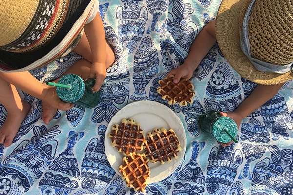 Skanūs mieliniai vafliai