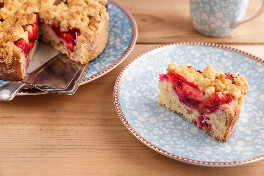 Browin Przepiśnik - Mielinis pyragas be minkymo su braškėmis