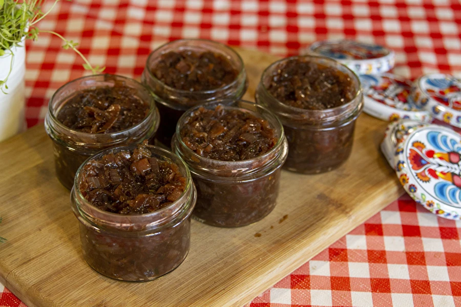 Browin Przepiśnik - Raudonųjų svogūnų konfitūras